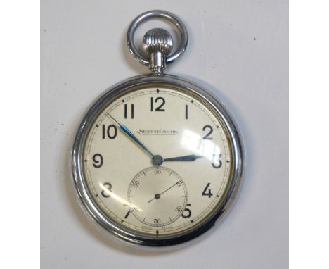 WWII 'JAEGER-LeCOULTRE' MILITARY POCKET WATCH
the movement numbered '467/1' and backplate 'G.S.T.P. F036266'