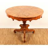 Von Zengen Kunstauktionen | Art, Antiques, Collectibles RUNDER TISCH, Mahagoni, ausziehbar, H 75, Dm 121 bzw. L 160