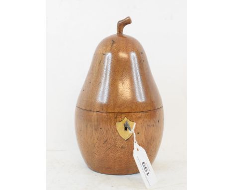 A tea caddy, in the form of a pear, 17 cm high
&nbsp;
Modern