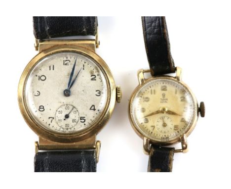 Rolex Tudor Royal ladies wristwatch, signed dial with Arabic numeral hour markers and subsidiary seconds dial, fitted with a 