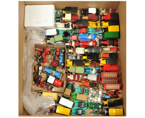 Matchbox Models of Yesteryear Large Group of models and spare loose Plastic parts - Including (1) Y6 AEC Lorry Osram Lamps, d