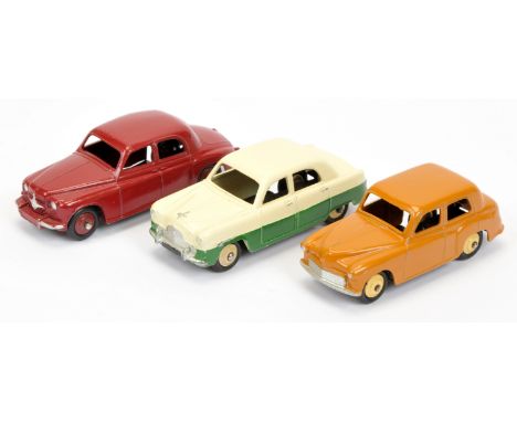 Dinky Unboxed Group (1) 156 Rover 75 Saloon - maroon including ridged hubs with smooth tyres, silver trim (large baseplate le