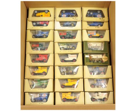 Matchbox Models Of Yesteryear group of models to include Y3 1912 Ford Model T Tanker - Zerolene, Y5 1927 Talbot Van - EverRea
