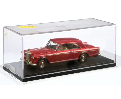 FYP Creations 1/43rd scale Rolls Royce S C III Coupe by Mulliner / Park Ward, red. Condition - Good to Excellent within Good 