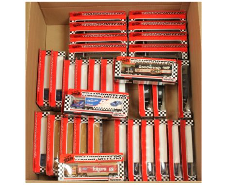 Matchbox Superfast Convoy Series Large Group of Articulated Trucks - C104 Kenworth Aerodynes include 12 x "Good wrench Racing