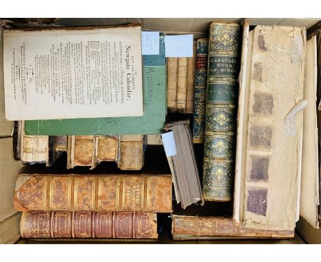 Miscellaneous collection of 18th- &amp; 19th-century books, to include The New and Complete Newgate Calendar, Vol.VII only, L