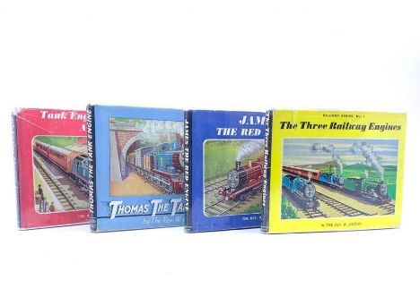 Awdry, Rev. W. Collection of nine Thomas books comprising: The Three Railway Engines, 16th edition, London: Edmund Ward, 1963