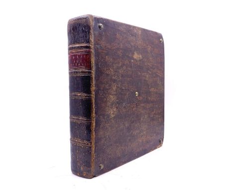 Wesley, John. New Testament, in Welsh, Gomer-Wasg: Richard Jones, 1825. Quarto, full contemporary calf with brass studs and o