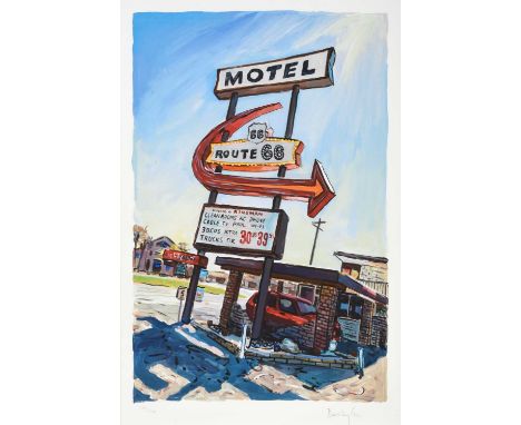 Bob Dylan (b.1941) American "Kingsman Arizona" (2017) Signed and numbered 287/295, giclee print from "The Beaten Path" series