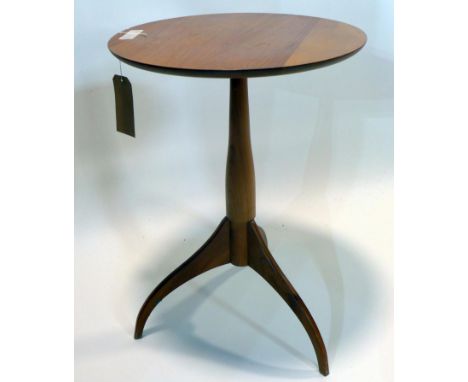 A cherry wood lamp table, H.64cm 