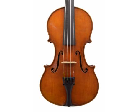 Violin labelled F.M. Bertucci and labelled F.M.B. Lavorazione Violini Italiani, Roma 1940, also signed on the label and stamp