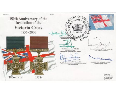 8RN2f 150th Anniv of the Institution of the Victoria Signed by 14. 21 Sep 06 BFPS 2916 150th Anniversary of the Institution o