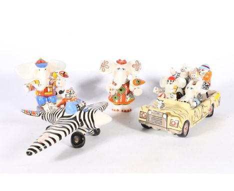 Four Villeroy &amp; Bosh animal figures to include Benedikit Automobile, 10cm. 