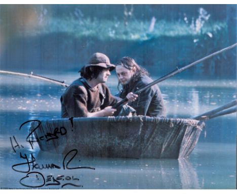 Lord Of the Rings Actor, Thomas Robins signed 10x8 colour photograph pictured during his role as Deagol. Dedicated and inscri