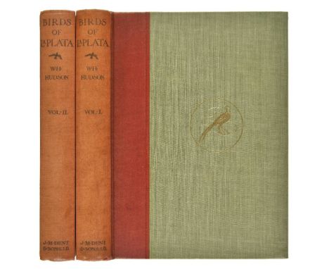 Hudson (William Henry). Birds of La Plata, 2 volumes, limited edition, deluxe issue, J. M. Dent &amp; Sons Ltd., 1920, 22 tip