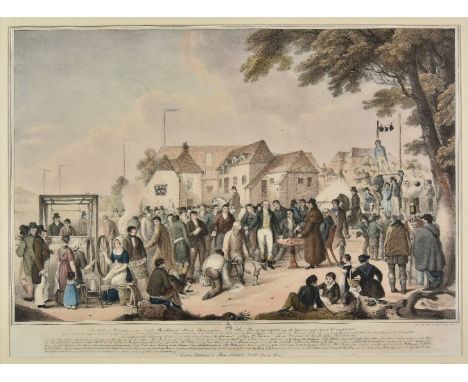 *Giles (John West). [The Newbury Coat.] To Robert Throckmorton Esq. Buckland House, Farringdon This Print respresenting the b