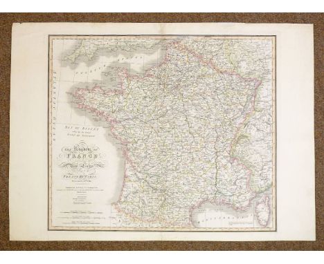 Maps. A mixed collection of approximately seventy-five maps and charts, mostly 18th &amp; 19th century, engraved maps and sea