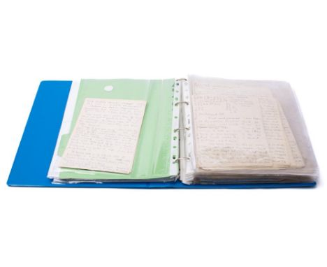 A collection of WWII period manuscript letters from HMS Cabbala by WRNS Ann  S Middleton L/S Visual signaler: dating between 