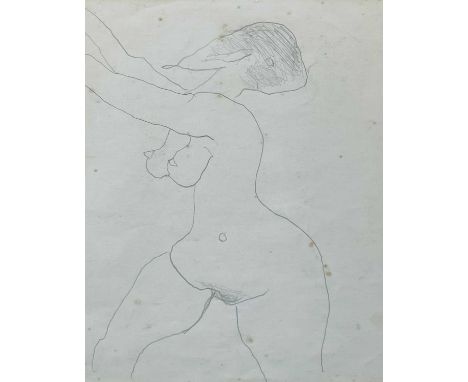 Roger HILTON (1911-1975)UntitledPencil on paper25.5 x 19cmGifted by the artist to the previous owner, a fellow artist.This wo