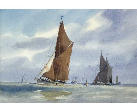 Alan RUNAGALL (1941) (R.S.M.A and Wapping Group)Seascape with shippingWatercolourSigned27 x 36.5cm