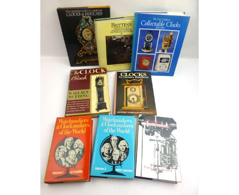 A substantial collection of 30+ Horological titles, in a variety of formats, including : Baillie G. : Watchmakers & Clockmake