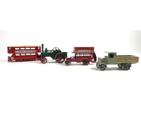 Eight boxed Matchbox Models of Yesteryear models consisting:1 Alchin tractor,2 'B' Type Bus,3 Tram,4 Sentinel Steam Wagon,5 B