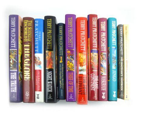 Terry Pratchett : A collection of 1st. & Early editions including : Interesting Times,1994; Maskerade, 1995; Jingo, 1997; The