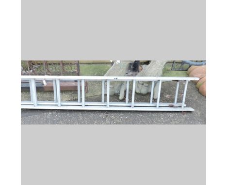 A large aluminium ladder