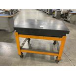 BLACK GRANITE INSPECTION PLATE WITH STAND