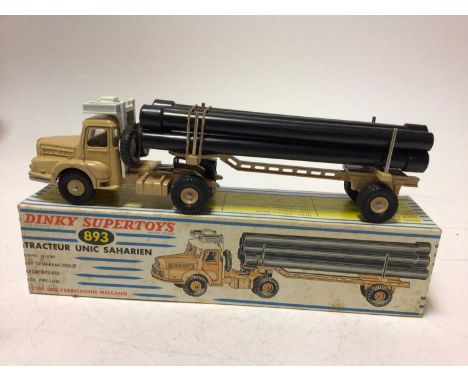 Dinky (French issue) Supertoys Unic Sahara tractor No. 893 boxed