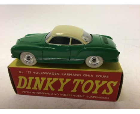 Dinky Volkswagon Karmann Ghia Coupe No 187, boxed