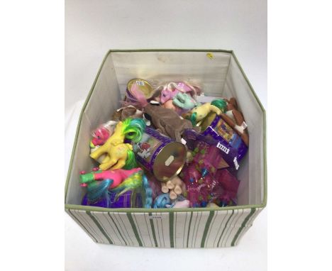 My little Pony selection, mainly 1980's including Roller Skating and various Pegasus. Also some Bluebird Polly Pocket toys an