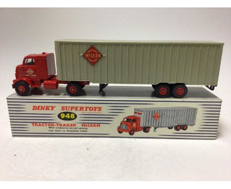 Dinky Supertoys tractor-trailer Mclean No. 948 boxed