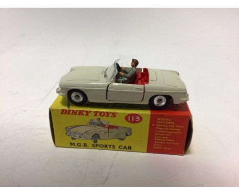 Dinky MGB Sports Car No.113, boxed