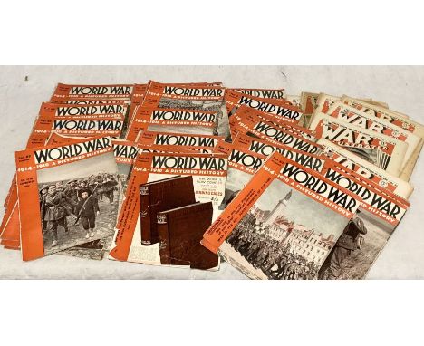A collection of World War - A Pictured History vintage magazines and The War Illustrated magazines