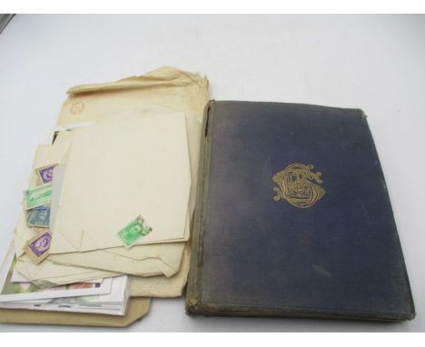A large assortment of worldwide stamps also includes some airmail stamps also and first day covers.