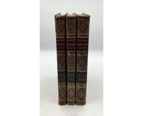DICKENS, Charles (1812-1870). Master Humphrey's Clock. London: Chapman &amp; Hall, 1840-1841.3 volumes, 8vo. Engraved frontis