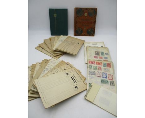 A collection of various stamps in albums including a number of pre-decimal German stamps and other foreign stamps along with 