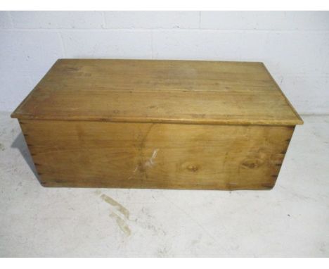 A pine trunk