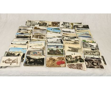 A collection of various vintage postcards - many local interest 