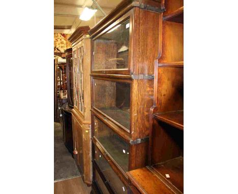 A Globe Wernicke, early 20th Century, comprising five glazed sections and a base section fitted with a single drawer