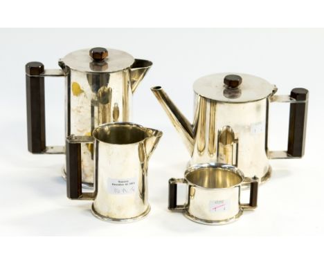 WW2 British Trench Art style Tea/Coffee set comprising of Tea pot, Coffee pot, Milk jug and Sugar bowl. All made from WW2 Bri