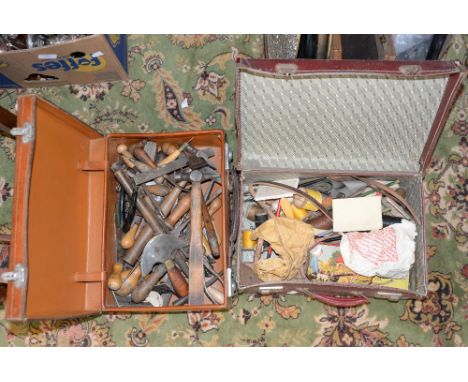 Two cases of saddle making tools and equipment (2)