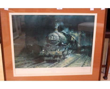 Terence Cuneo 'Out of the Night' signed print
