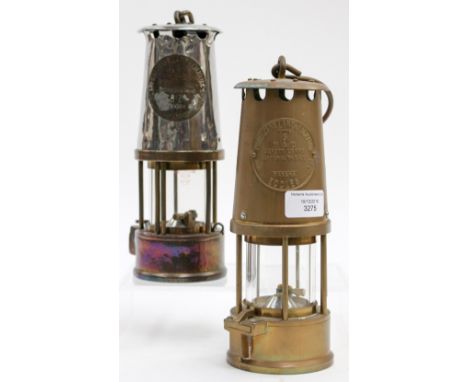 An Eccles type 6 miners lamp; and another (2) 