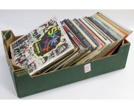 A collection of LP's to include; The Who, Pink Floyd, Rolling Stones etc... (1 box)