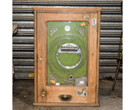 Fairground coin operated bagatelle machine