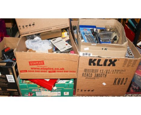 Model trains and railways, plastic kits, tools scenery kits etc (7 boxes)