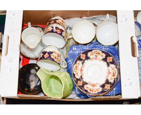 A Royal Albert Crown china Victorian part tea service, etc 