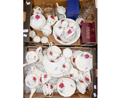 An extensive Royal Albert Romance tea and coffee service 